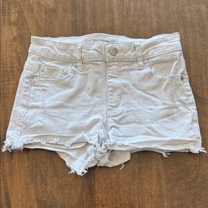 Tractr Light Gray Denim Kids Shorts